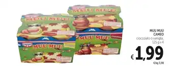 Spazio Conad Muu Muu Cameo 125g x 4 offerta