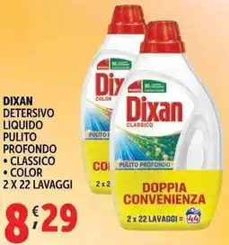 Deco Supermercati Dixan detersivo liquido pulito profondo offerta