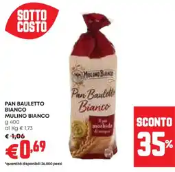 Panorama Pan bauletto bianco MULINO BIANCO offerta