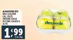 Deco Supermercati Almaverde bio mele golden offerta