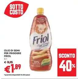 Panorama Olio di semi per friggere FRIOL offerta