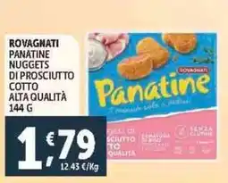 Deco Supermercati Rovagnati panatine nuggets di prosciutto cotto alta qualità offerta