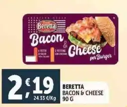 Deco Supermercati Beretta bacon & cheese offerta