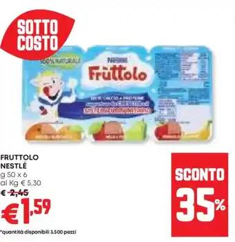 Panorama Fruttolo NESTLÉ offerta