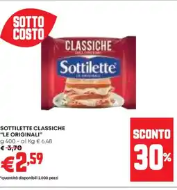 Panorama Sottilette classiche "le originali” offerta