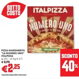 Panorama Pizza margherita "la numero uno" ITALPIZZA offerta