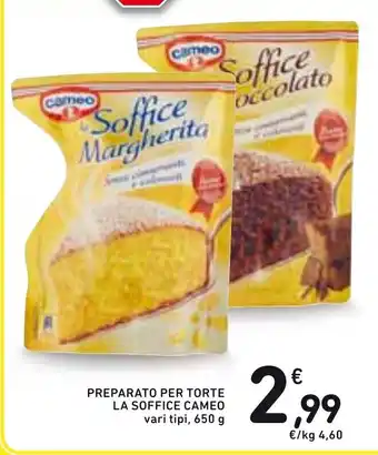 Spazio Conad Cameo La Soffice Preparato per Torte 650g offerta