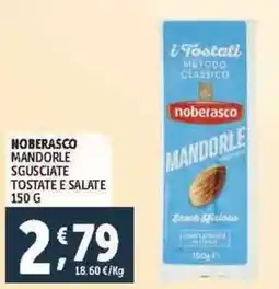 Deco Supermercati Noberasco mandorle sgusciate tostate e salate offerta