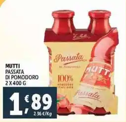 Deco Supermercati Mutti passata di pomodoro offerta