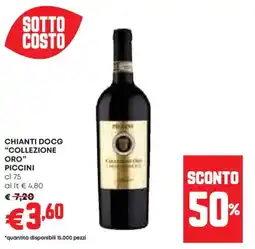 Panorama Chianti docg "collezione oro" PICCINI offerta