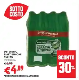 Panorama Detersivo piatti limone SVELTO offerta