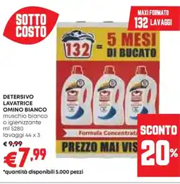 Panorama Detersivo lavatrice OMINO BIANCO offerta