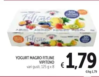 Spazio Conad Fitline Yogurt Magro Vipiteno 125g x 8 offerta