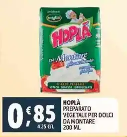 Deco Supermercati Hoplà preparato vegetale per dolci damontare offerta