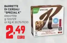 Panorama Barrette di cereali "SPECIAL K" offerta