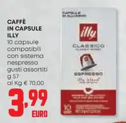 Panorama Caffè in capsule ILLY offerta