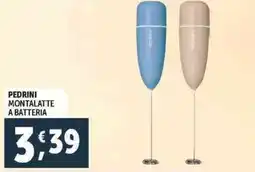 Deco Supermercati Pedrini montalatte a batteria offerta