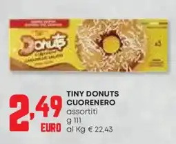 Panorama Tiny donuts cuorenero offerta