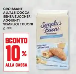 Panorama Croissant all'albicocca senza zuccheri aggiunti SEMPLICI E BUONI offerta