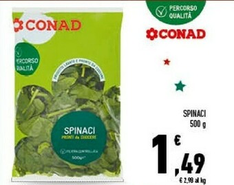 Conad Conad - spinaci offerta