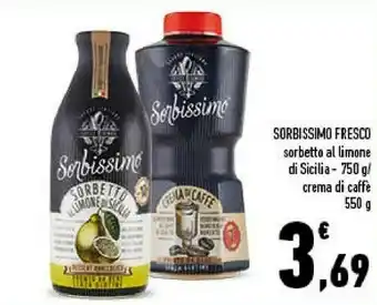 Conad Sorbetto al limone di sicilia 750 g(ml) offerta