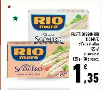Conad Filetti di sgombro all'olio di oliva 125 g(ml) offerta