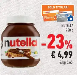 Conad Superstore Nutella offerta