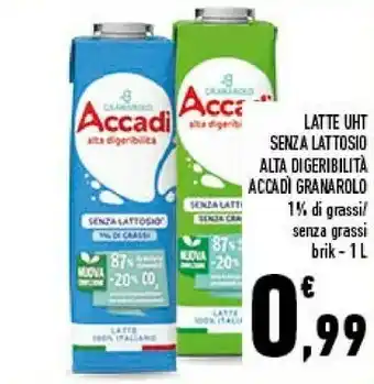 Conad Latte uht senza lattosio alta digeribilita accadi offerta
