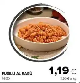 Tigre Fusilli al ragù offerta