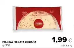 Tigre Piadina piegata loriana offerta