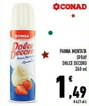 Conad Conad panna montata spray offerta