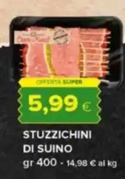 Tigre Stuzzichini di suino offerta