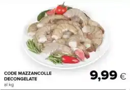Tigre Code mazzancolle decongelate offerta