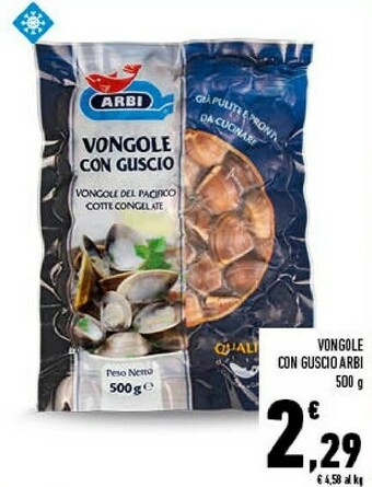 Conad Vongole offerta