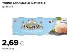Tigre Tonno asdomar al naturale offerta