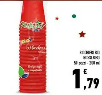 Conad Bicchieri di plastica offerta