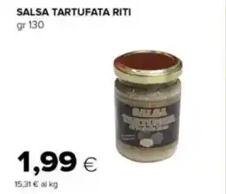 Tigre Salsa tartufata riti offerta