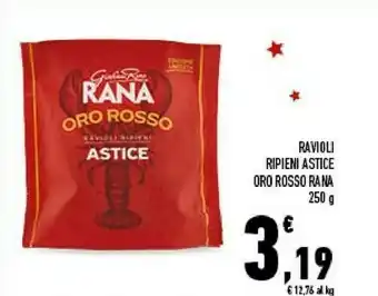 Conad Superstore Ravioli ripieni astice oro rosso 250 g offerta