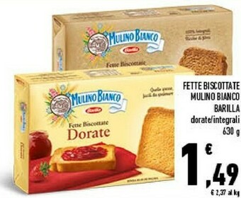 Conad Superstore Fette biscottate offerta