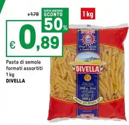 Iper La Grande Pasta di semola formati assortiti DIVELLA offerta