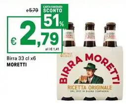Iper La Grande Birra MORETTI offerta