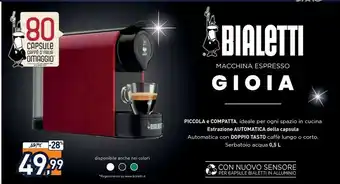 Unieuro Gioia automatica macchina per espresso 0,5 l offerta