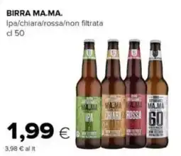 Tigre BIRRA MA.MA. Ipa/chiara/rossa/non filtrata offerta