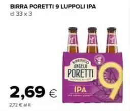 Tigre Birra poretti 9 luppoli ipa offerta