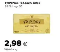 Tigre Twinings tea earl grey offerta