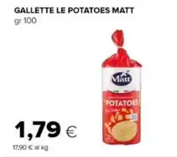 Tigre Gallette le potatoes MATT offerta