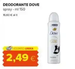 Tigre Deodorante DOVE offerta