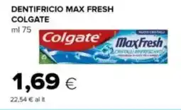 Tigre Dentifricio max fresh COLGATE offerta