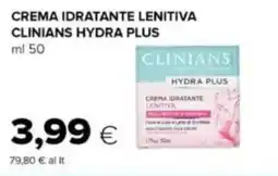 Tigre Crema idratante lenitiva clinians hydra plus offerta
