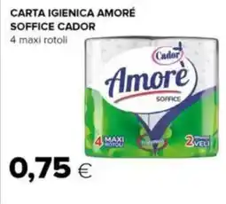 Tigre Carta igienica amoré soffice CADOR offerta